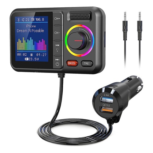 Bluetooth car transmitter - fm,