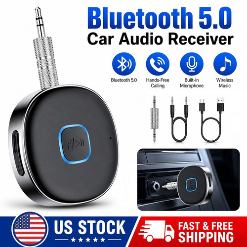 Portable 5mm aux car - aux,