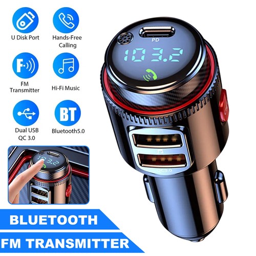 Car bluetooth transmitter - car, fm